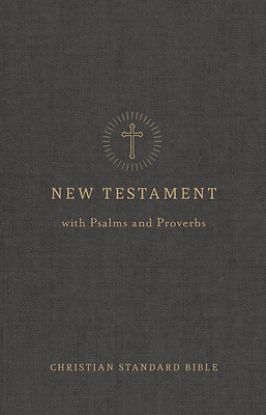 Picture of CSB Pocket New Testament with Psalms and Proverbs, Easy-To-Read Optimal Type, Charcoal Trade Paper