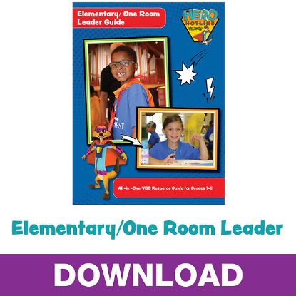 Picture of VBS Hero Hotline Elementary/One Room VBS® Leader Download