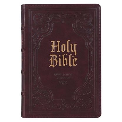 Picture of KJV Bible Giant Print Full Size Dark Brown