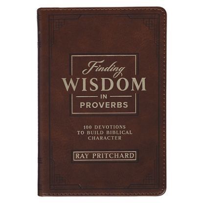 Picture of Devotional Finding Wisdom in Proverbs Faux Leather