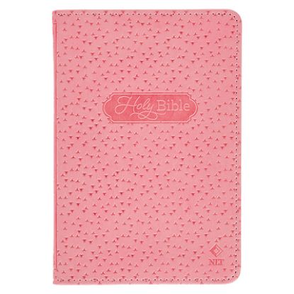 Picture of NLT New Testament with Psalms Keepsake Holy Bible for Baby Girls, New Living Translation, Pink