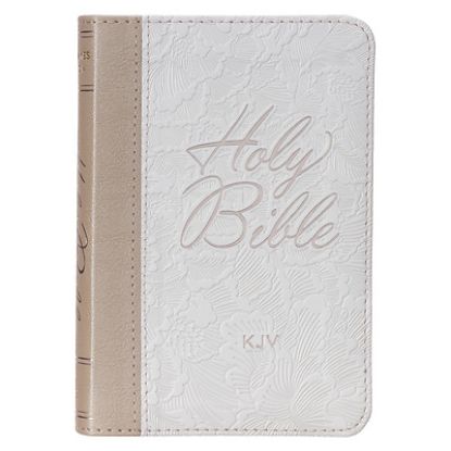 Picture of KJV Bible Pocket Faux Leather White