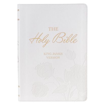 Picture of KJV Bible Super Giant Print Faux Leather White