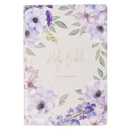 Picture of KJV Bible Giant Print Full-Size Faux Leather Floral