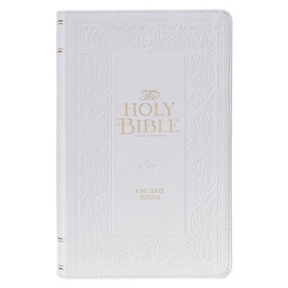 Picture of KJV Bible Giant Print Standard Faux Leather White
