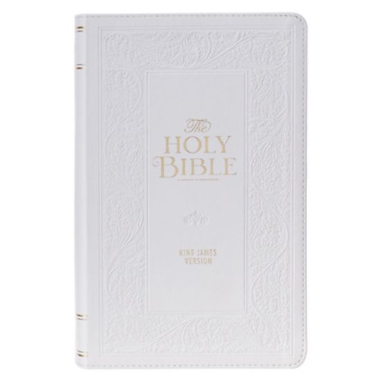 Picture of KJV Bible Giant Print Standard Faux Leather White