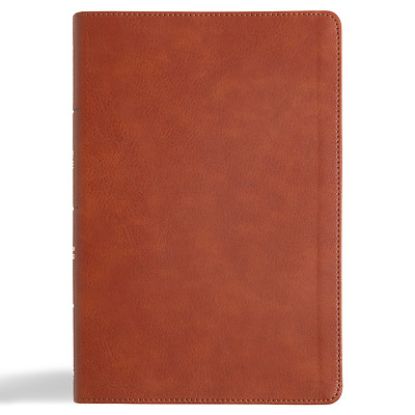 Picture of CSB Giant Print Reference Bible, Digital Study Edition, Burnt Sienna Leathertouch
