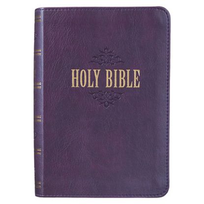 Picture of KJV Compact Large Print Lux-Leather Purple