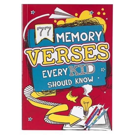 Picture of Book Softcover 77 Memory Verses Every Kid Should Know