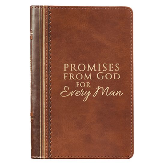 Picture of Promises from God for Every Man Brown Lux-Leather