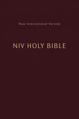 Picture of Niv, Holy Bible, Compact, Paperback, Burgundy, Comfort Print