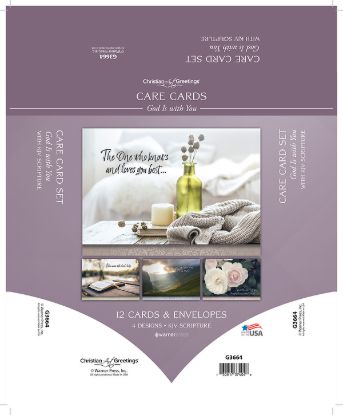 Picture of God is With You Care Cards - Box of 12