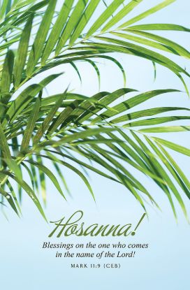 Picture of EXTRA Word Alive! Weekly Bulletin w/Message-Palm Sunday, Letter Size (Package of 25)