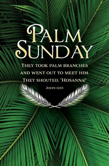 Picture of Palm Sunday Regular Size Bulletin