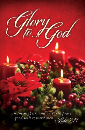 Picture of Glory God Highest Christmas Regular Size Bulletin