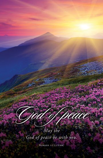Picture of May the God of Peace Funeral Regular Size Bulletin