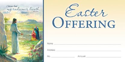 Picture of I Know That My Redeemer Liveth Easter Offering Envelope