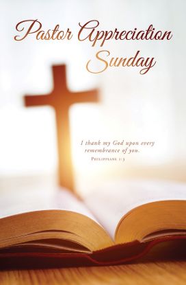 Picture of Pastor Appreciation Sunday Bulletin Regular