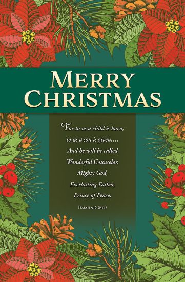 Picture of Merry Christmas Bulletin Regular