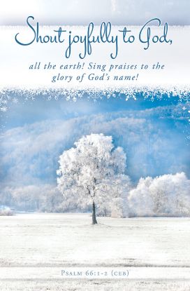 Picture of Shout Joyfully Winter Bulletin
