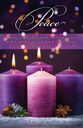 Picture of Peace Being Justified Advent Bulletin