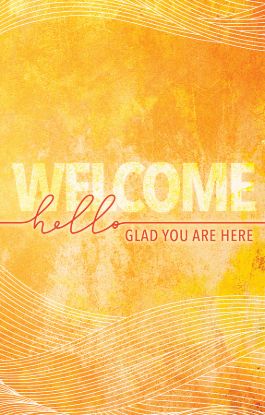 Picture of Welcome, Hello, Glad You Are Here Welcome Folder
