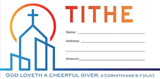 Picture of Tithe Value Off Envelope