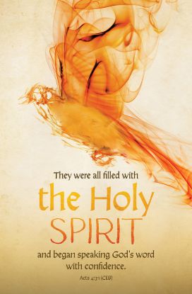 Picture of Pentecost They Were All Filled with the Holy Spirit Bulletin