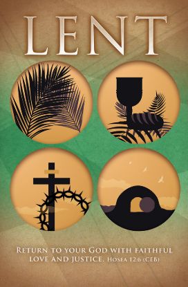 Picture of Lent Return to Your God Bulletin