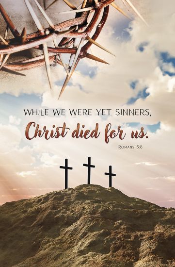 Picture of Good Friday While Were Yet Sinner Bulletin