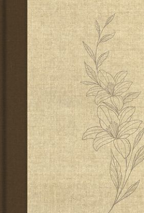 Picture of CSB Single-Column Wide-Margin Bible, Cream Cloth Over Board
