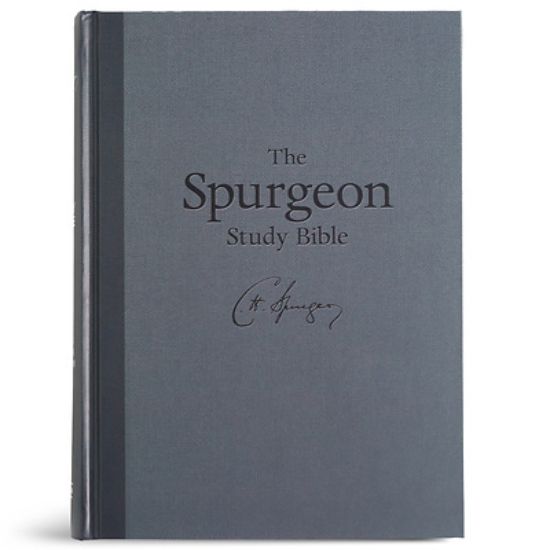 Picture of KJV Spurgeon Study Bible, Charcoal Hardcover