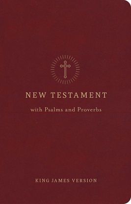 Picture of KJV Pocket New Testament with Psalms and Proverbs, Crimson Leathertouch
