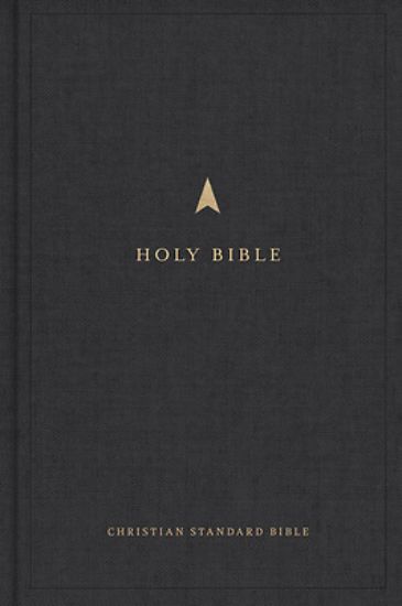 Picture of CSB Pew Bible, Large Print Edition, Easy-To-Read Optimal Type, Charcoal Cloth Over Board