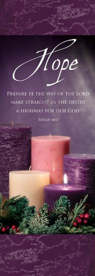 Picture of Advent Week 1 2' x 6' Vinyl Banner Isaiah 40:3