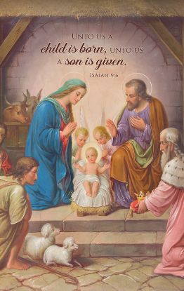 Picture of A Son is Given 3' x 5' Fabric Banner Isaiah 9:6