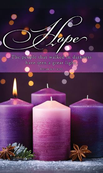 Picture of Banner Hope Great Light Advent 3 x 5 Fabric