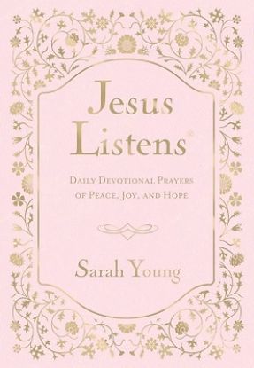 Picture of Jesus Listens, Pink Leathersoft, with Scripture References