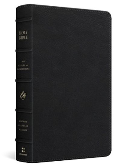 Picture of ESV Bible with Creeds and Confessions (Top Grain Leather, Black)