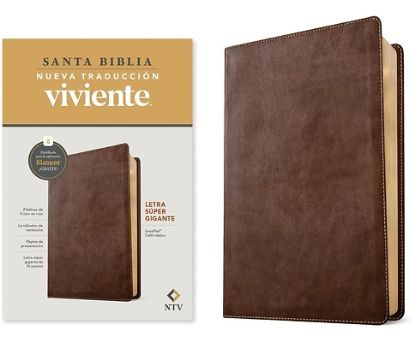 Picture of Biblia Letra Súper Gigante Ntv, Con Filament (Sentipiel, Café Rústico, Letra Roja)