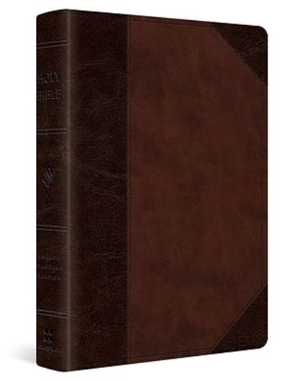 Picture of ESV Personal Size Reference Bible, Red Letter (Trutone, Brown/Walnut, Portfolio Design)