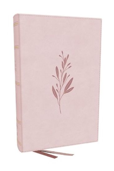 Picture of Nkjv, End-Of-Verse Reference Bible, Personal Size Large Print, Pink Leathersoft, Red Letter, Comfort Print