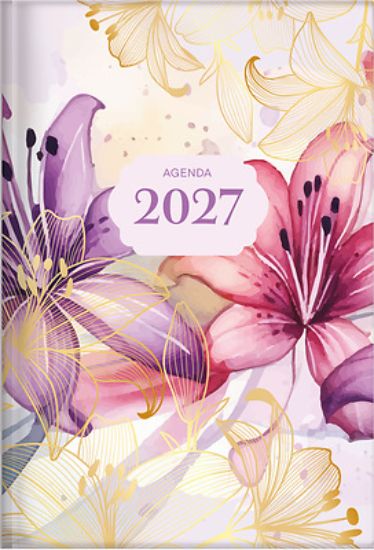 Picture of The Treasure of Wisdom - 2027 Daily Agenda - Lilies & Gold