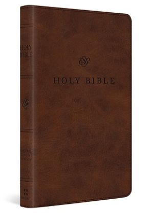 Picture of ESV Premium Church Bible, Red Letter (Trutone, Brown)
