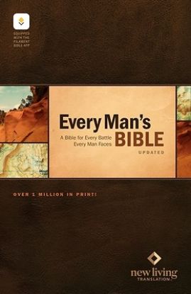 Picture of NLT Every Man's Bible, Filament Enabled (Hardcover, Red Letter)