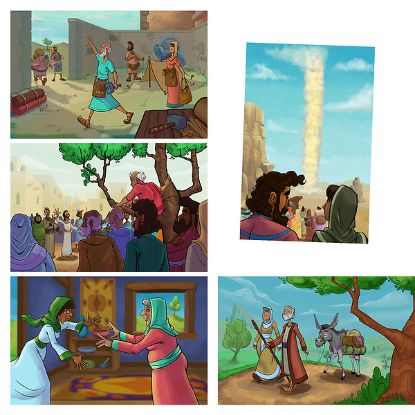 Picture of VBS 2025 Road Trip Bible Story Poster Pack