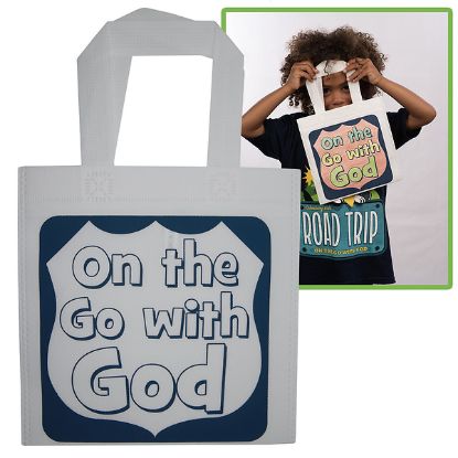 Picture of VBS 2025 Road Trip Color Me Travel Tote (Pkg of 12) - Preschool