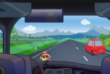 VBS 2025 Road Trip 3-Panel Decorating Mural (Tiles to 6' x 9')