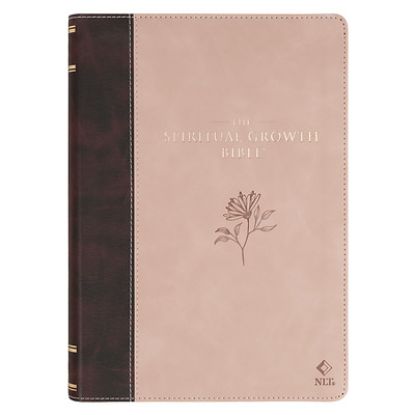 Picture of Nlt, the Spiritual Growth Bible (Faux Leather, Two-Tone Pink and Brown)