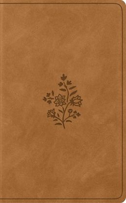 Picture of ESV Vest Pocket New Testament with Psalms and Proverbs, Red Letter (Trutone, Nubuck Caramel, Wildflower Design)